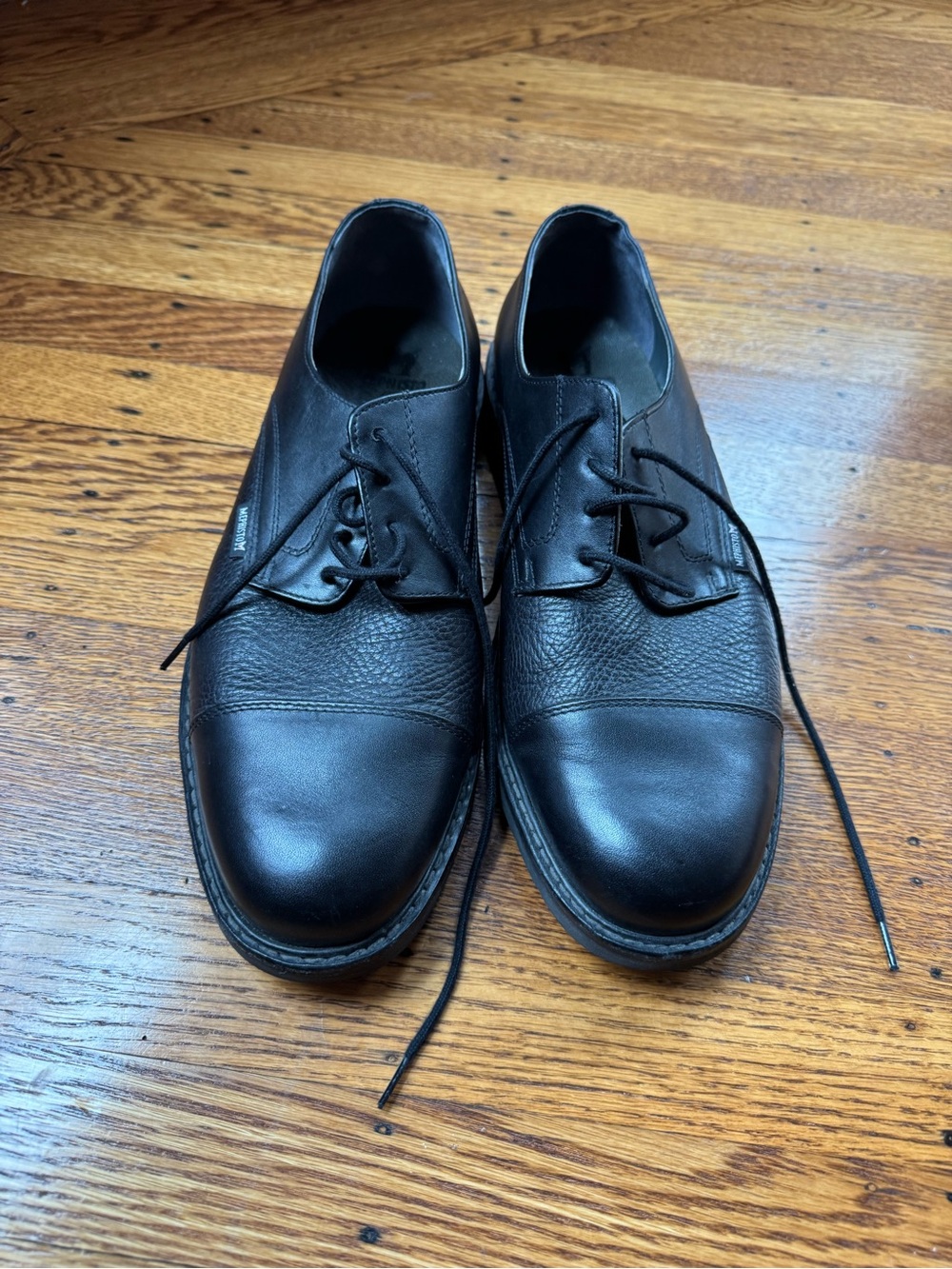 Mephisto Melchior Black Leather Cap Toe Oxford Dress Shoes Men’s Size 10.5